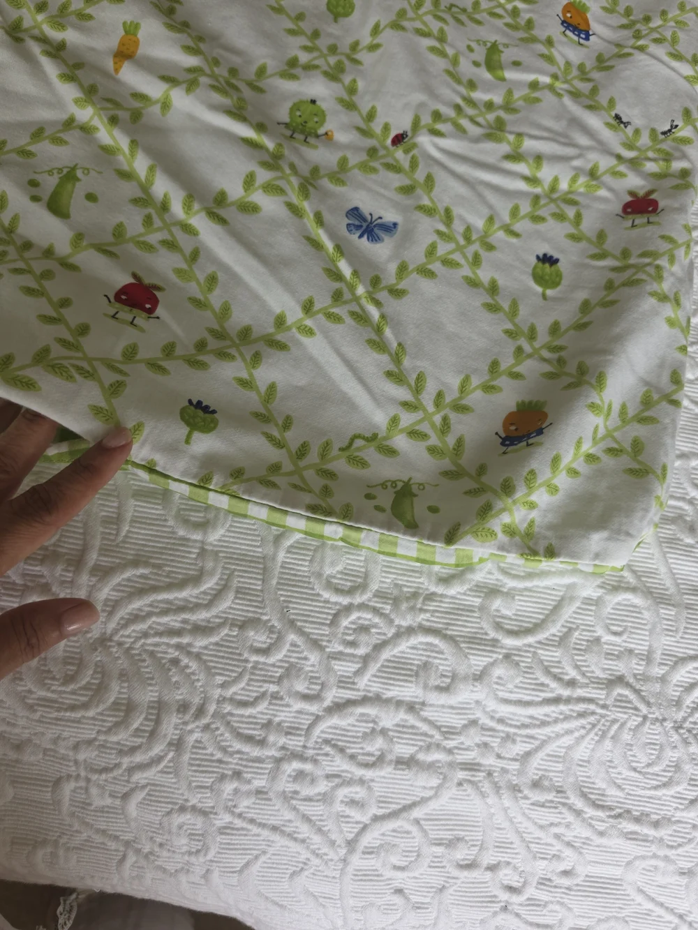 Whimsical Garden Print Kids Duvet/ And Padding IKEA 39×44